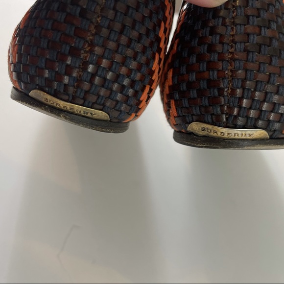 Burberry Multicolor Woven Leather Ballet Flat Size 40.5 - Picture 4 of 15